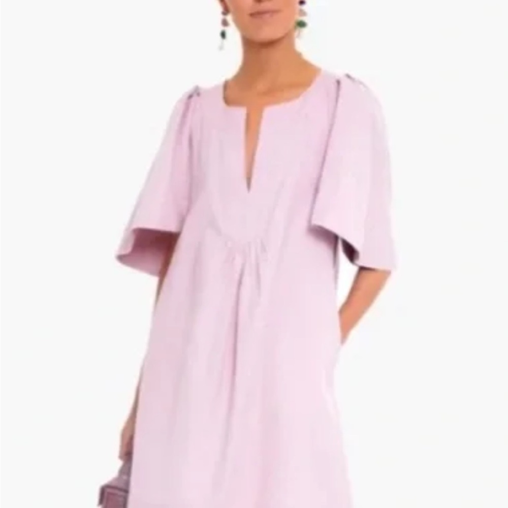 Pomander Place lilac flutter sleeve dress